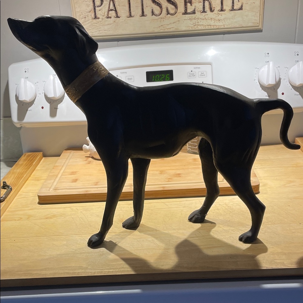 Whippet/Greyhound statue in Bronze/Brass.